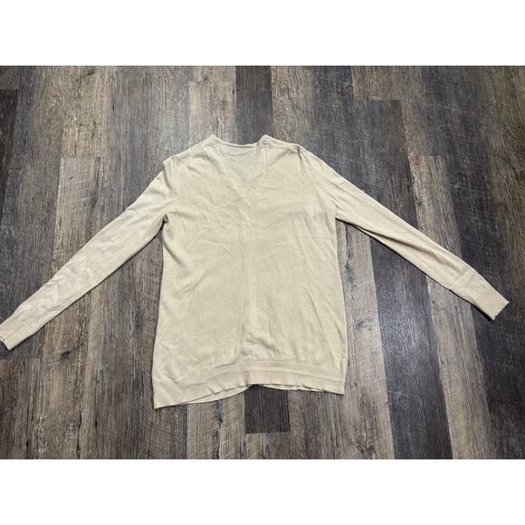 Moda International Beige Button-Up Cardigan Size Large - Picture 5 of 5